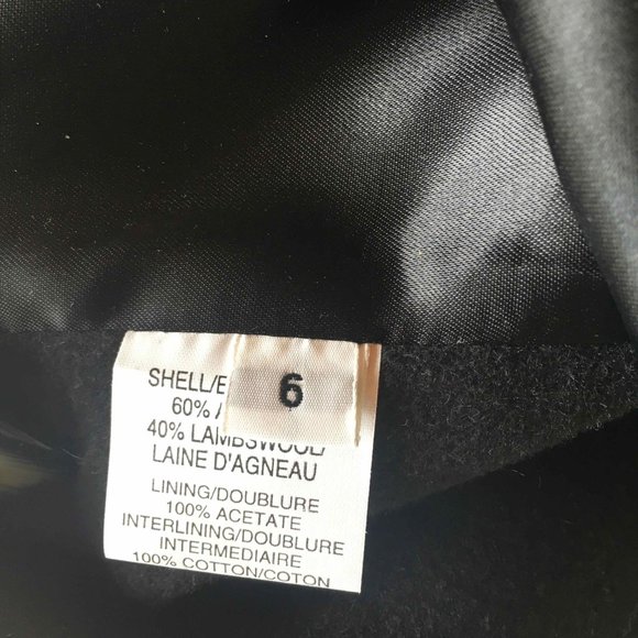 Mallia Black Angora & Lambswool Jacket - Picture 6 of 9